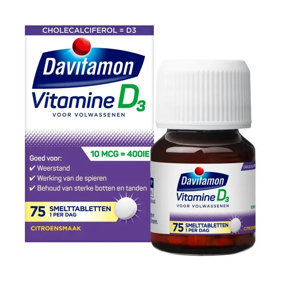 Davitamon D Volwassen 75 smelttabletten