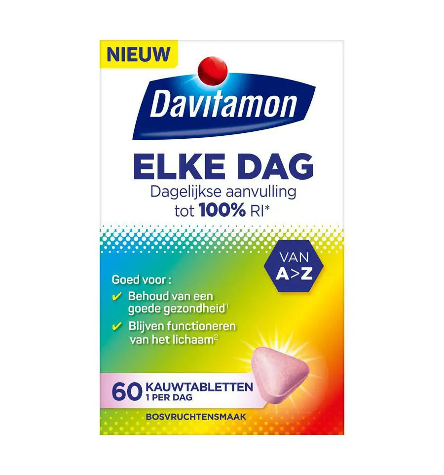 Davitamon Elke dag 60 kauwtabletten