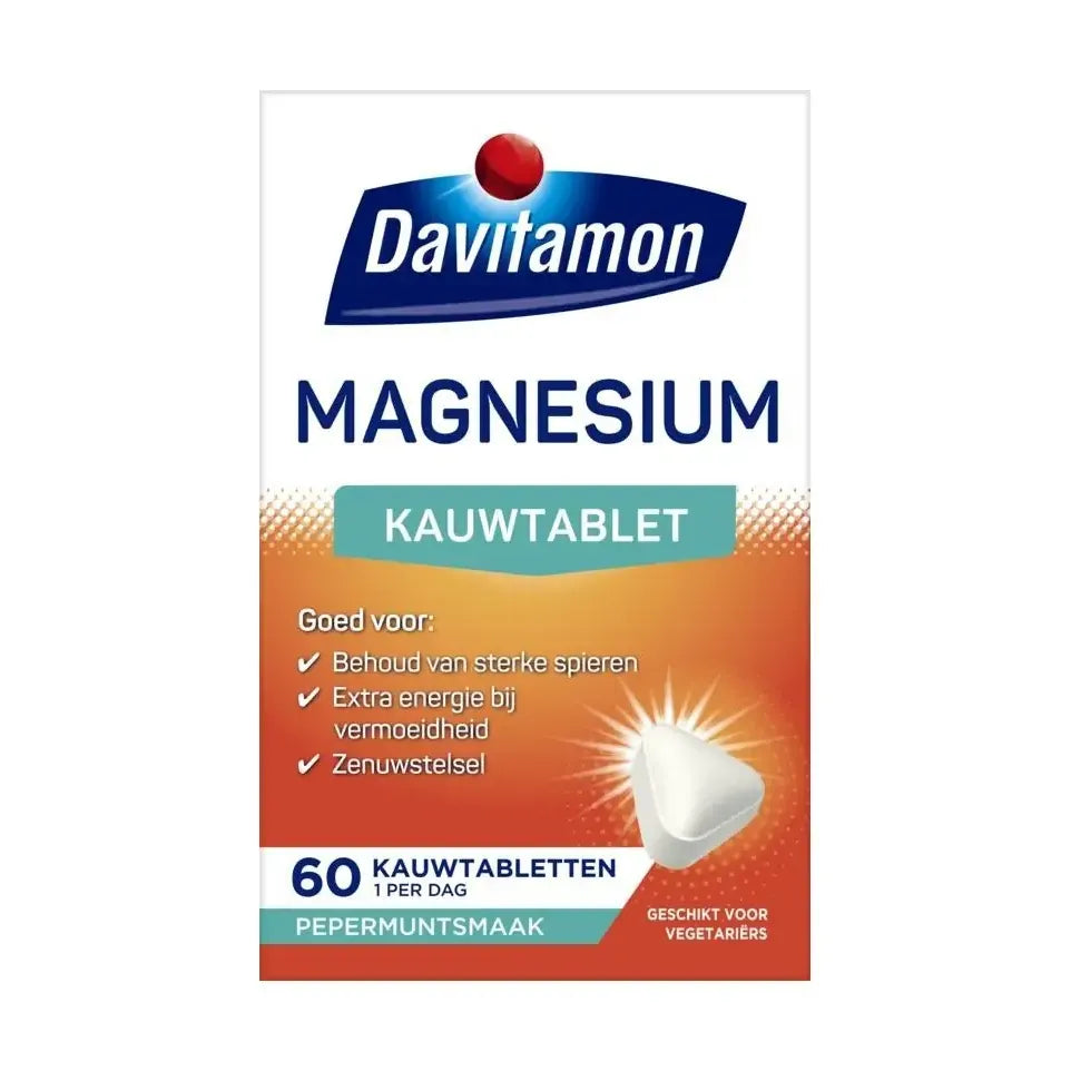 Davitamon Magnesium 60 kauwtabletten