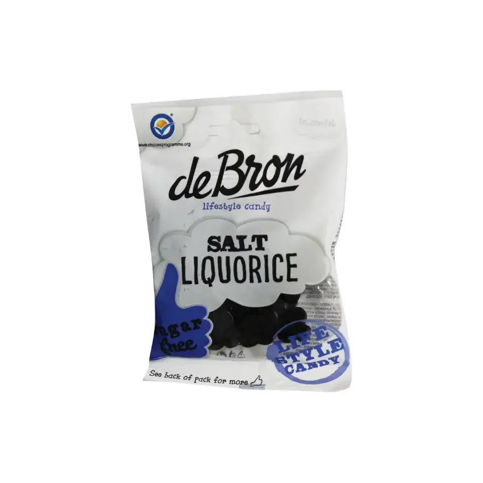De Bron Klavertjes zout/salt liquorice 100 gram