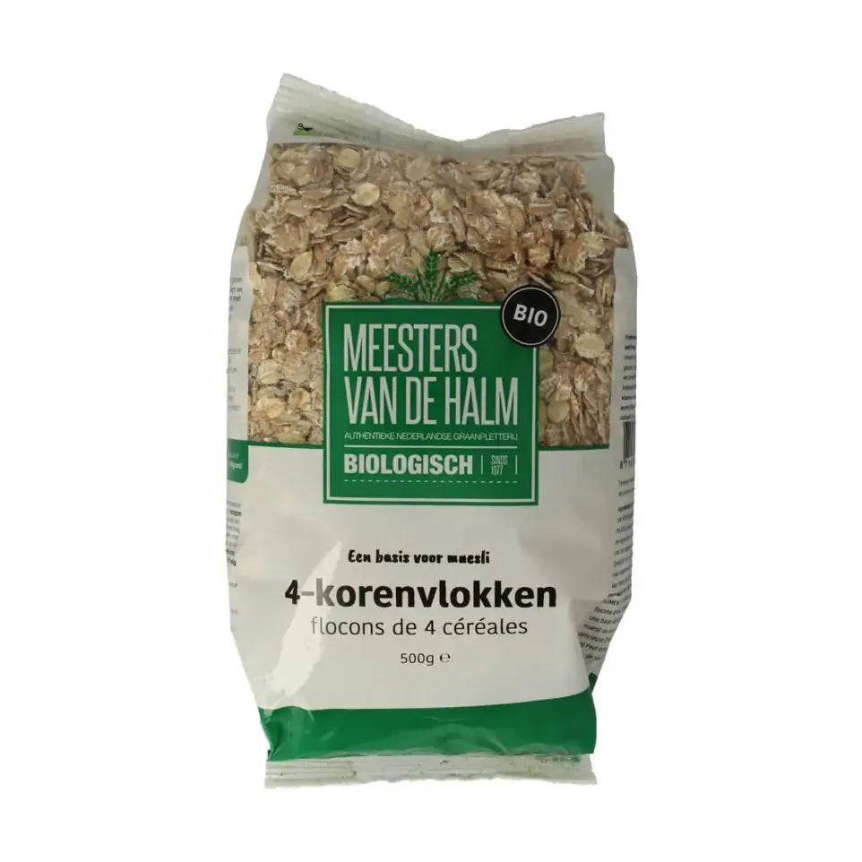 De Halm 4-Korenvlokken 500 gram