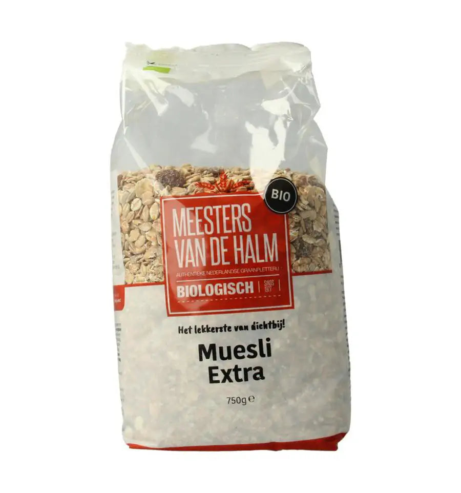 De Halm Muesli extra 750 gram