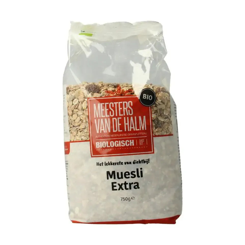 De Halm Muesli extra 750 gram