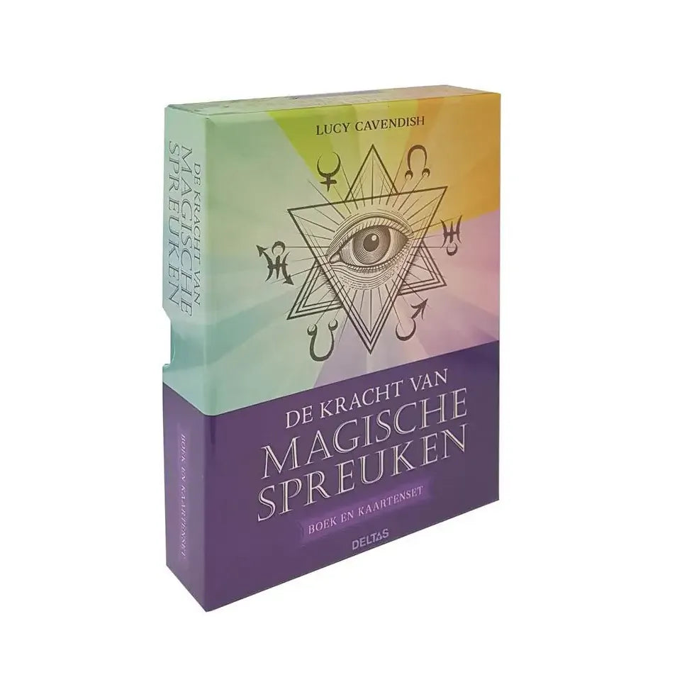 De kracht van magische spreuken boek en kaart