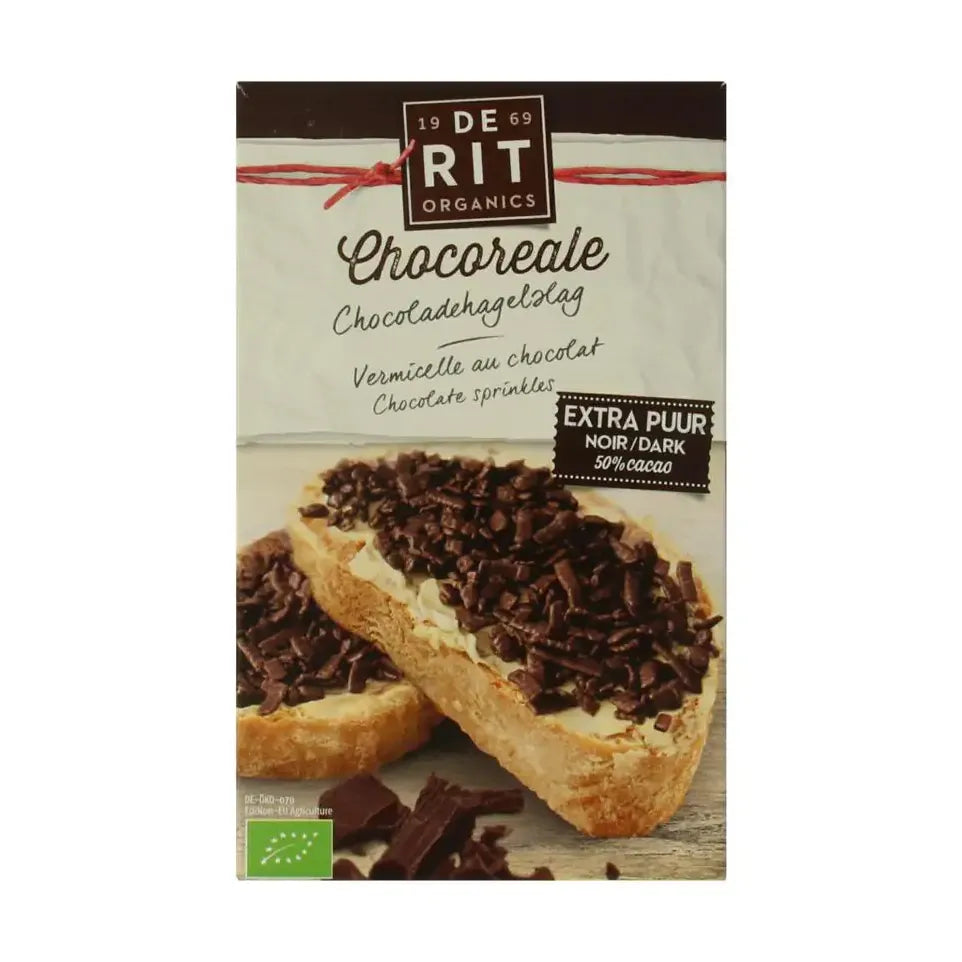 De Rit Chocoreale hagelslag extra puur 200 gram