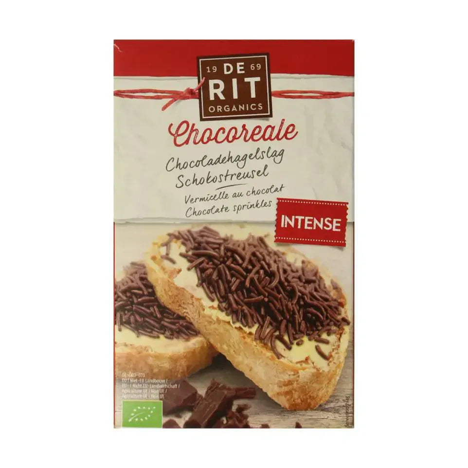 De Rit Chocoreale hagelslag puur 225 gram