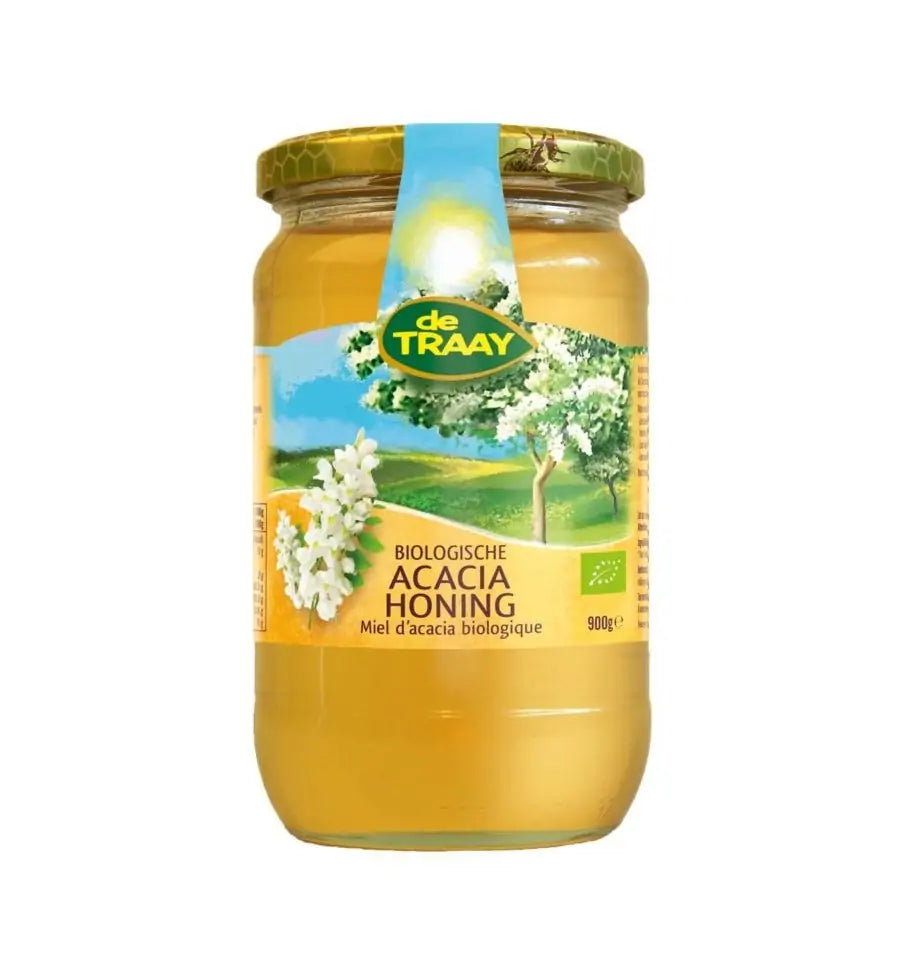 De Traay Acaciahoning biologisch 900 gram