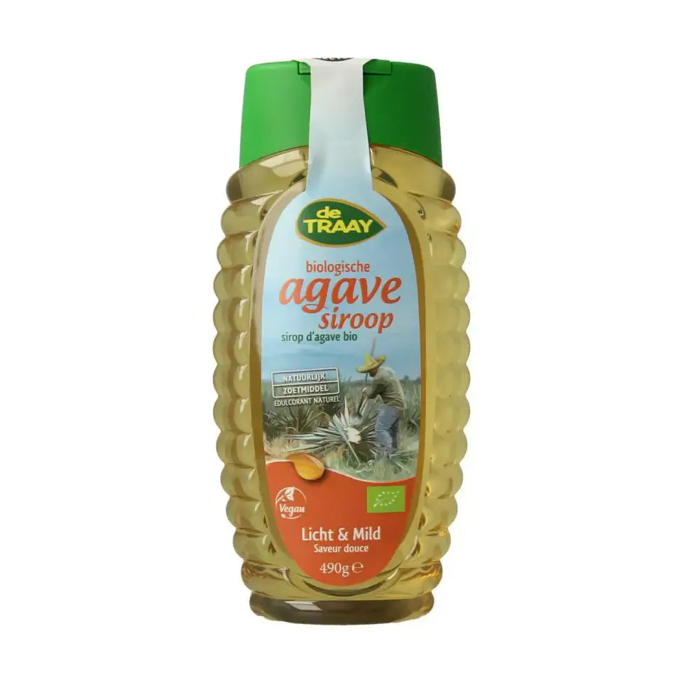 De Traay Agavesiroop licht en mild biologisch 490 gram