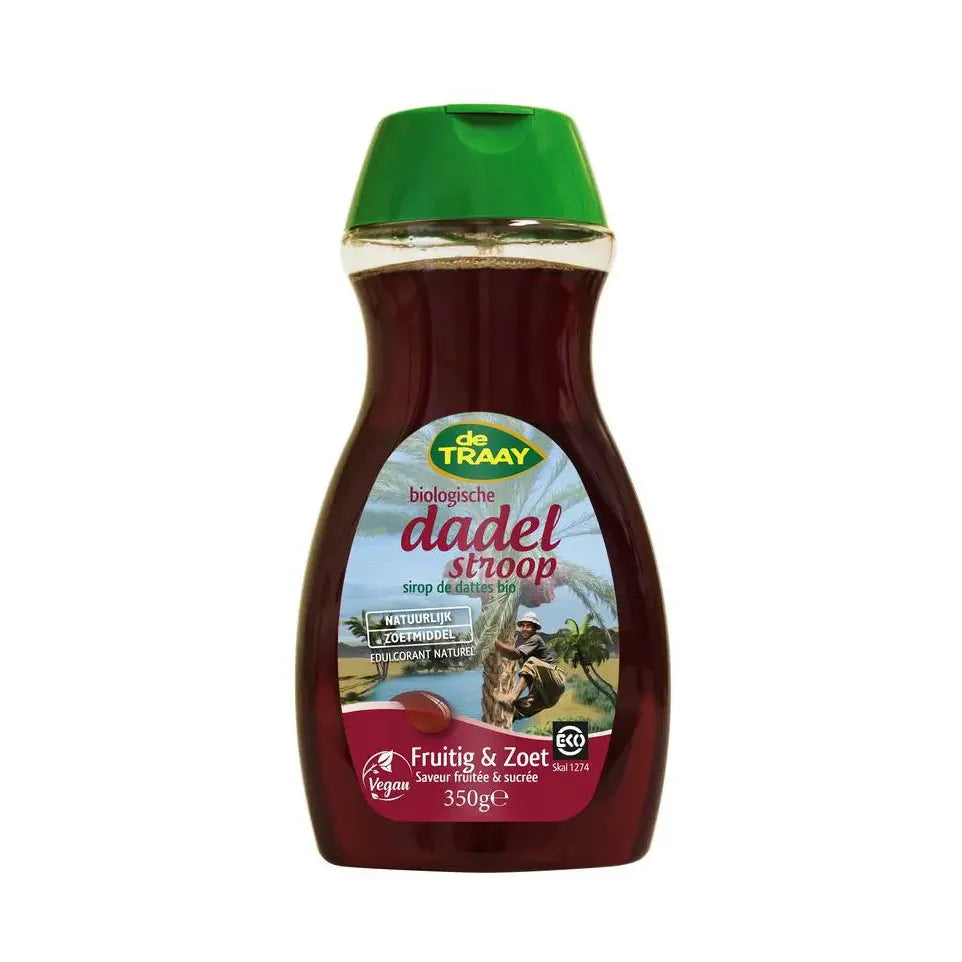 De Traay Dadelstroop fruitig & zoet biologisch 350 gram