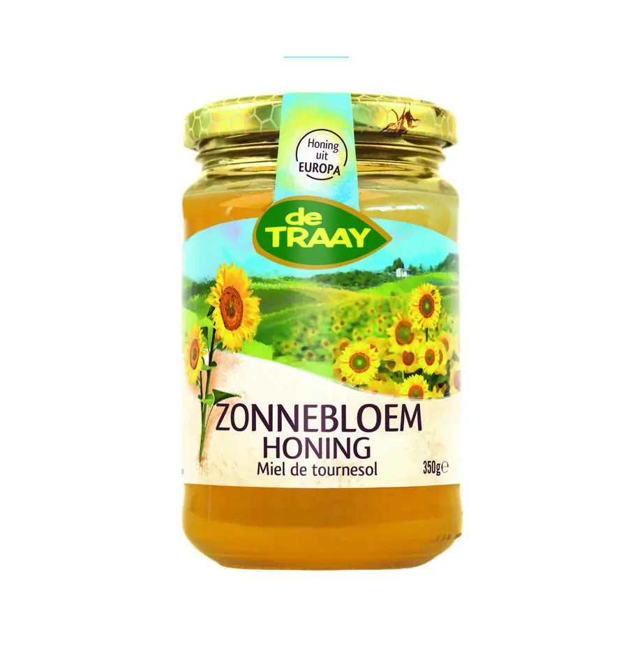 De Traay Zonnebloem honing 350 gram