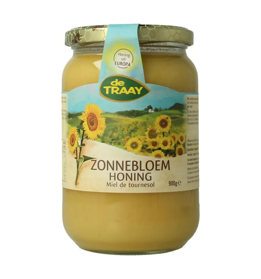 De Traay Zonnebloem-klaverhoning 900 gram
