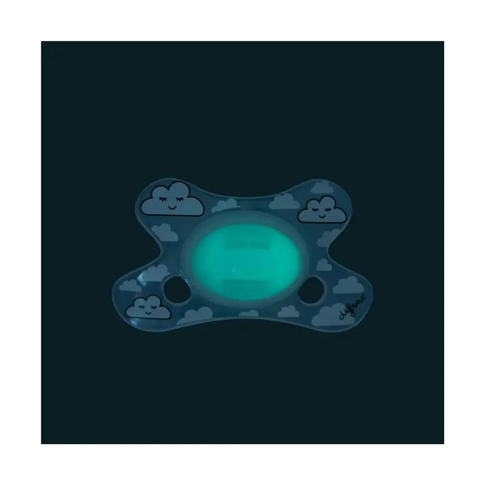 Difrax Fopspeen dental 0-6 maanden glow in the dark