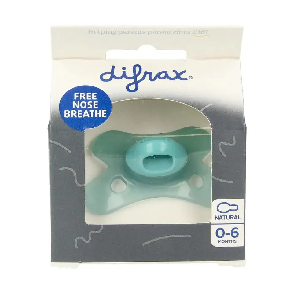 Difrax Fopspeen natural 0-6 maanden ocean
