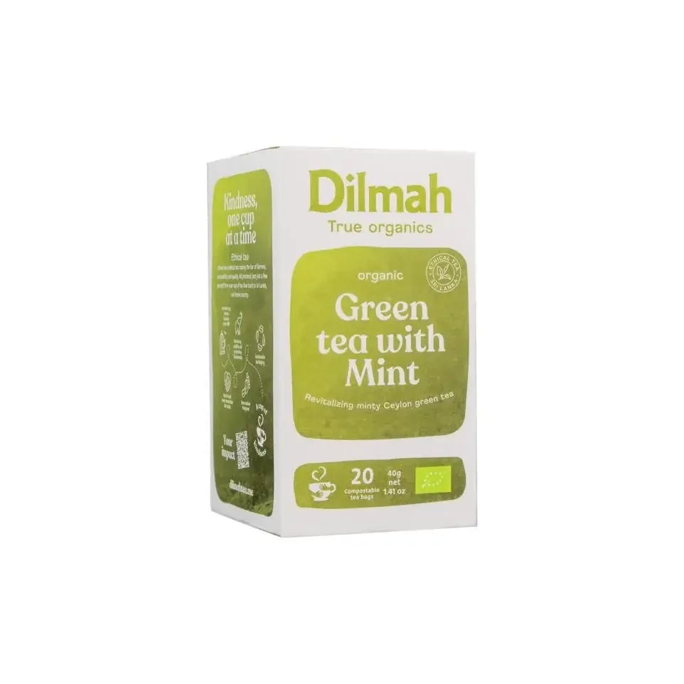 Dilmah Green tea with mint biologisch 20 zakjes
