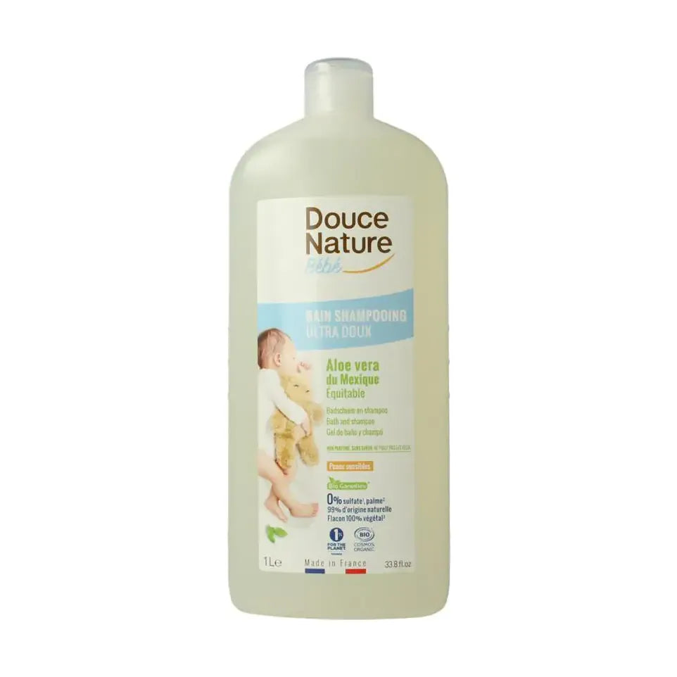 Douce Nature Baby badschuim & shampoo 1 liter