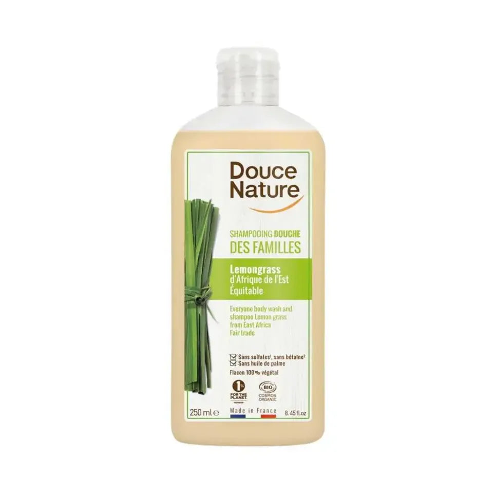 Douce Nature Douchegel & shampoo familie lemongrass 250 ml