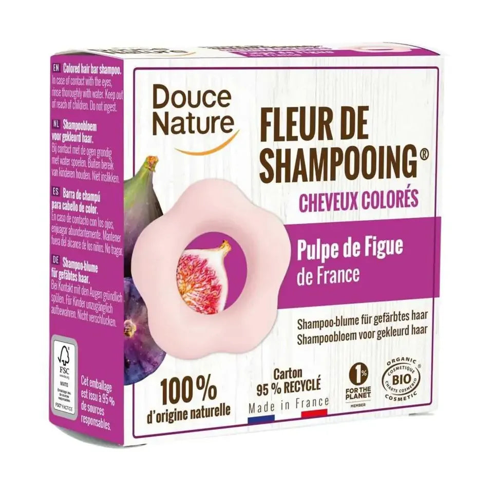 Douce Nature shampoo bar ekleurd haar 85 g