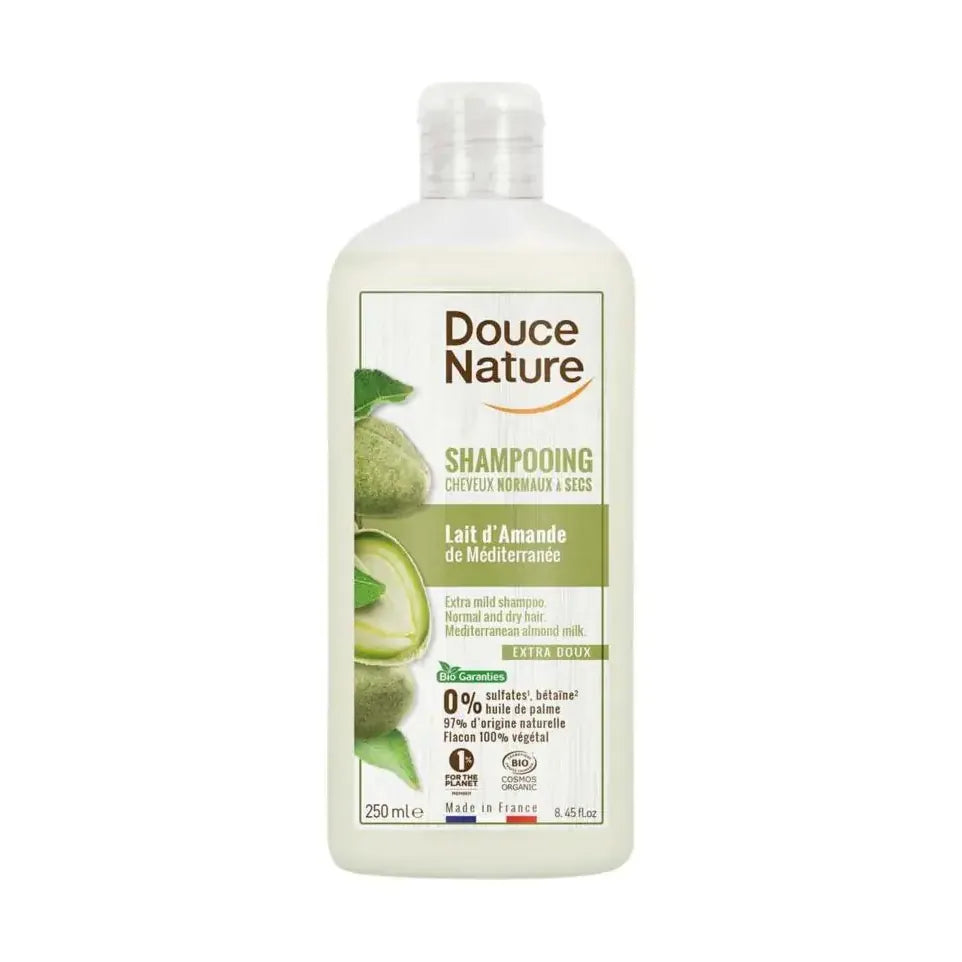 Douce Nature Shampoo normaal/droog haar amandelmelk 250 ml