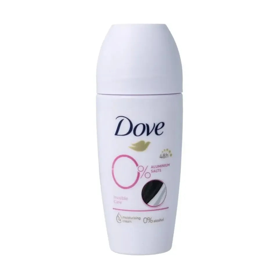 Dove Deodorant roller invisible care 0% 50 ml