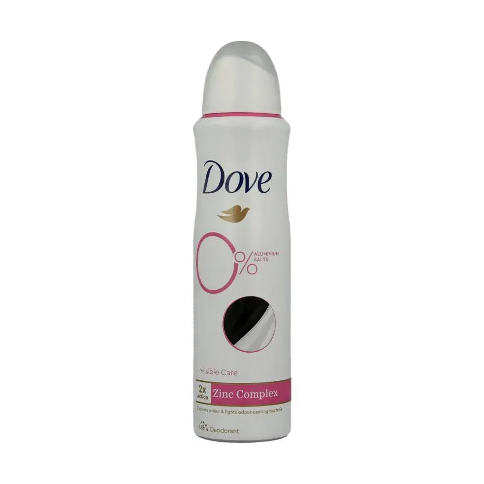 Dove Deodorant spray invisible dry 0% 150 ml