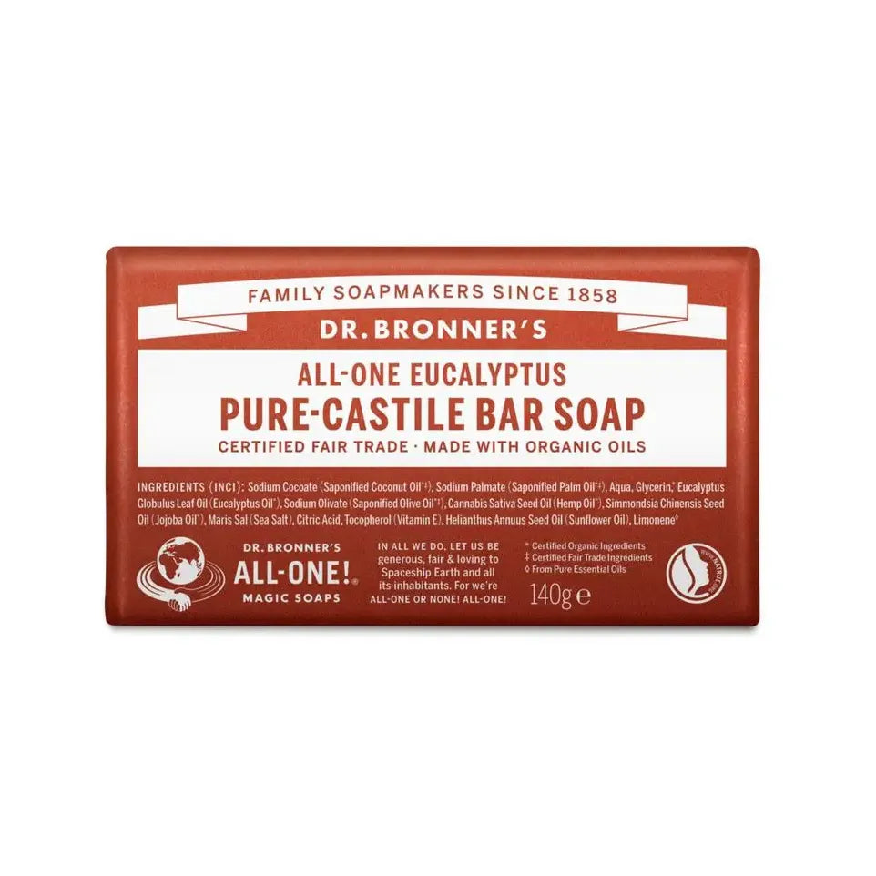 DR Bronners Barsoap eucalyptus 140 gram