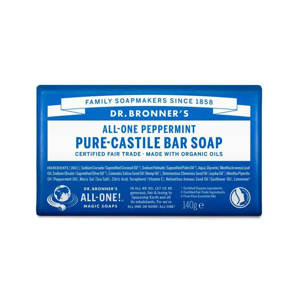 DR Bronners Barsoap pepermunt 140 gram