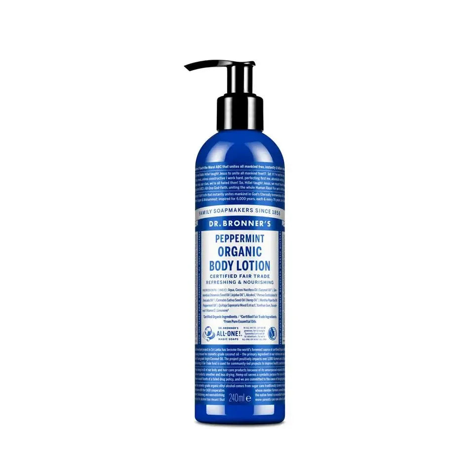 Dr Bronners Bodylotion pepermunt 240 ml