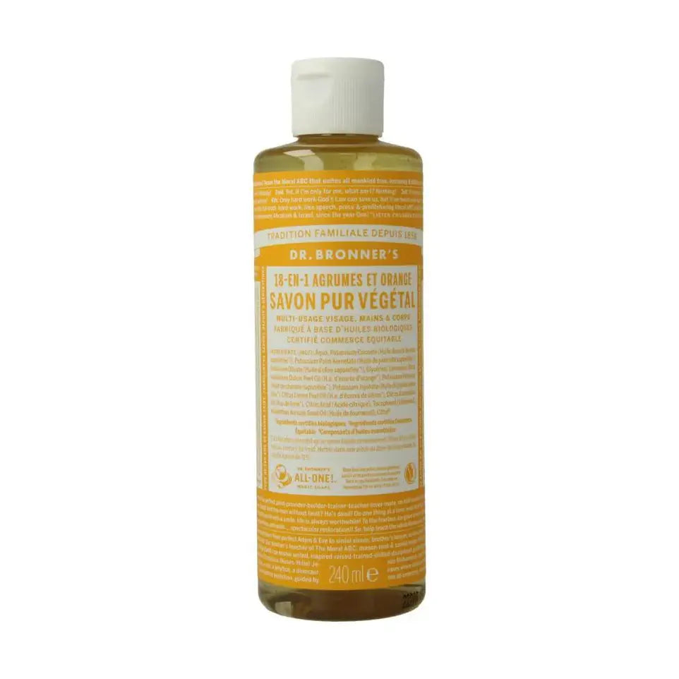 Dr Bronners bronners liquid soap citrus 240 ml