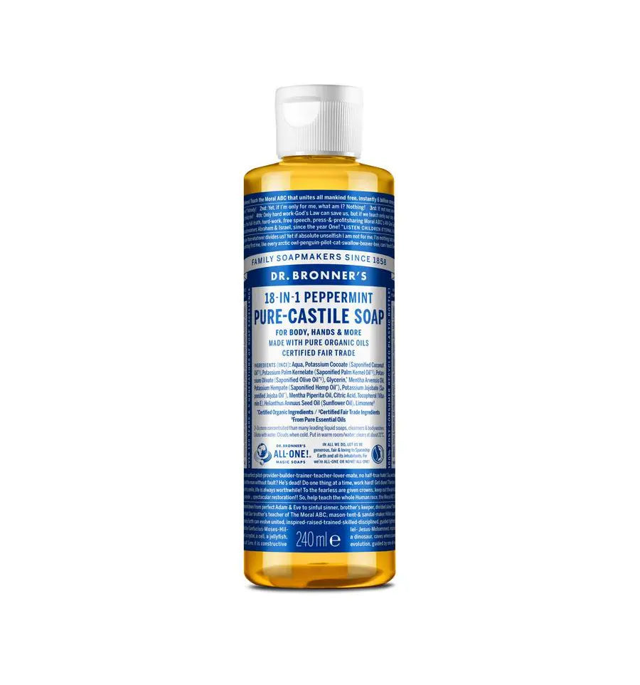 Dr Bronners Liquid soap peppermint 240 ml