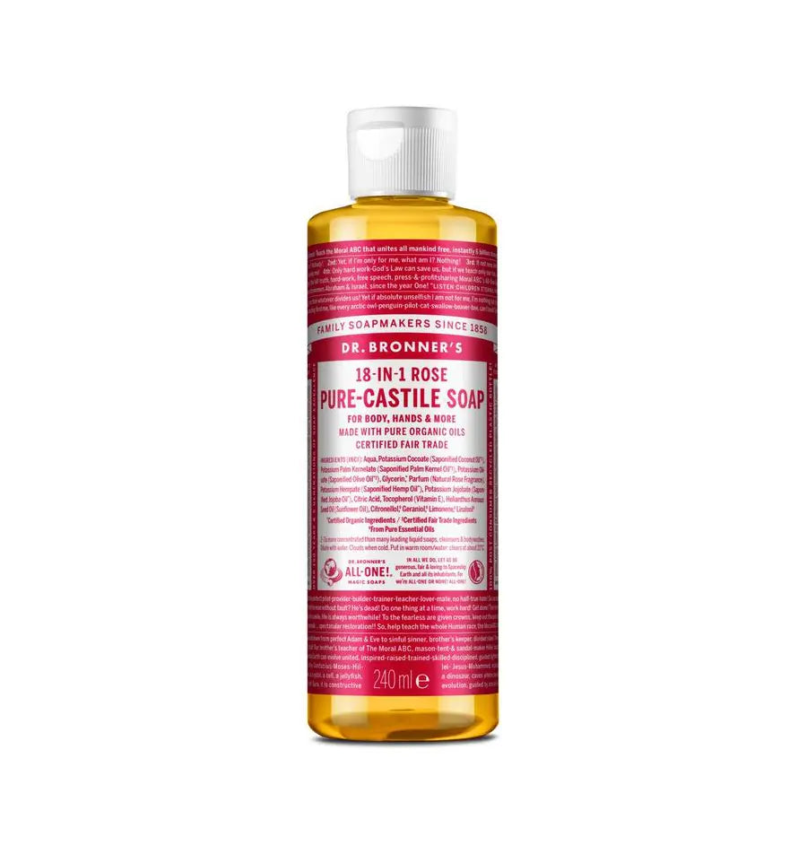 DR Bronners Liquid soap roos 240 ml