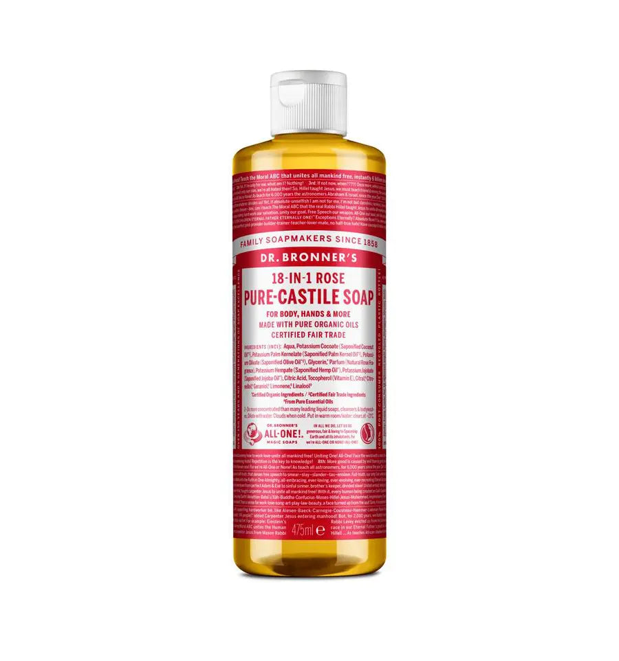 DR Bronners Liquid soap roos 475 ml