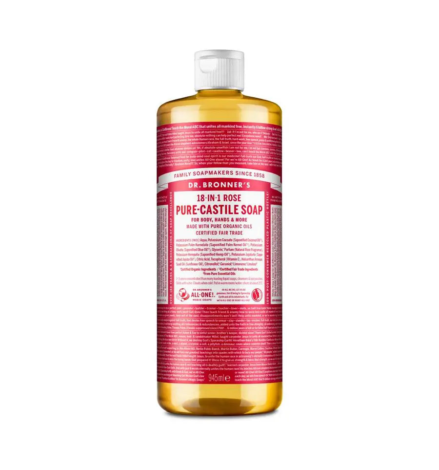 DR Bronners Liquid soap roos 945 ml