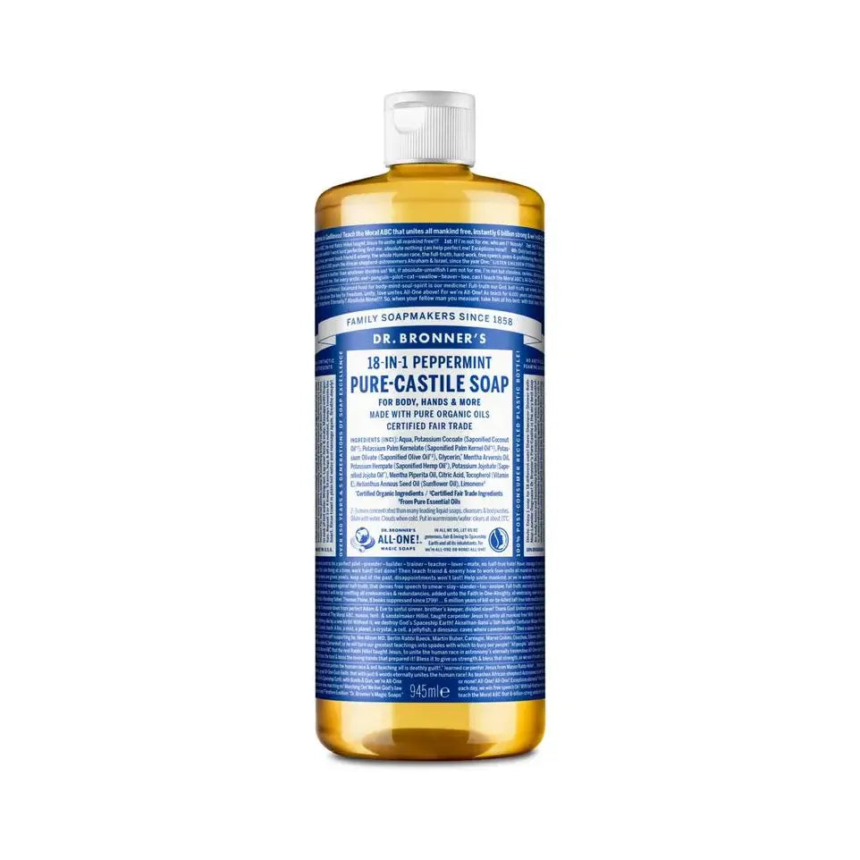 Dr Bronners Liquid soap pepermunt 945 ml