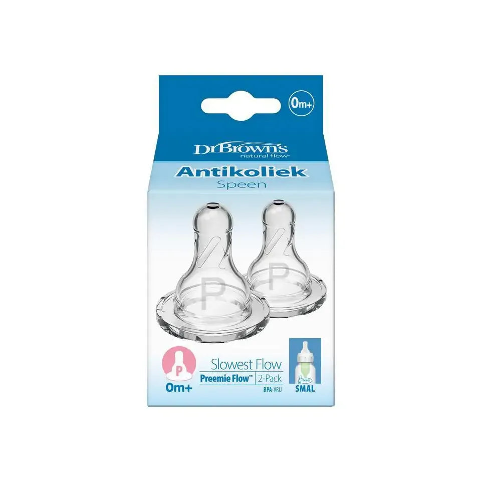 DR Brown's Speen standaard hals fles prematuur 2 stuks
