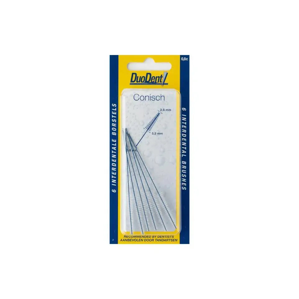 Duodent Interdentaal borstel conisch 2.8 6 stuks
