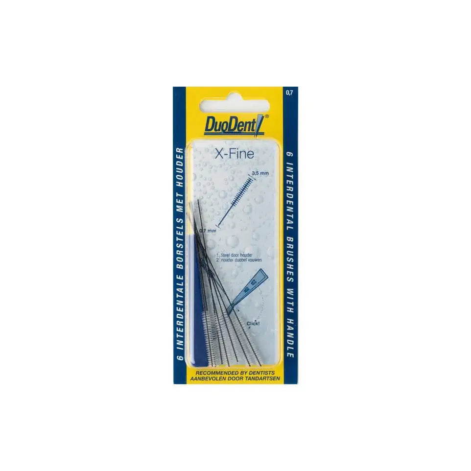 Duodent Interdentaal borstel extra fine 0.7 6 stuks
