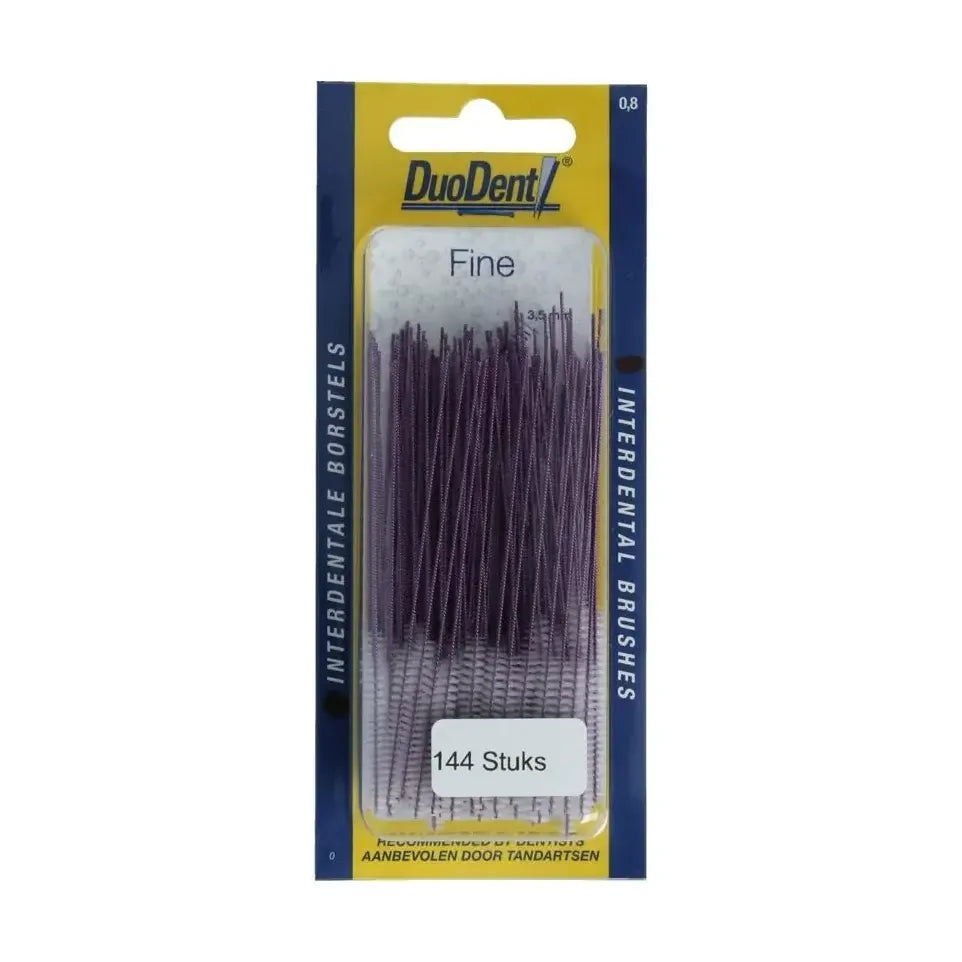 Duodent Interdentaal borstel fine 0.8 144 stuks