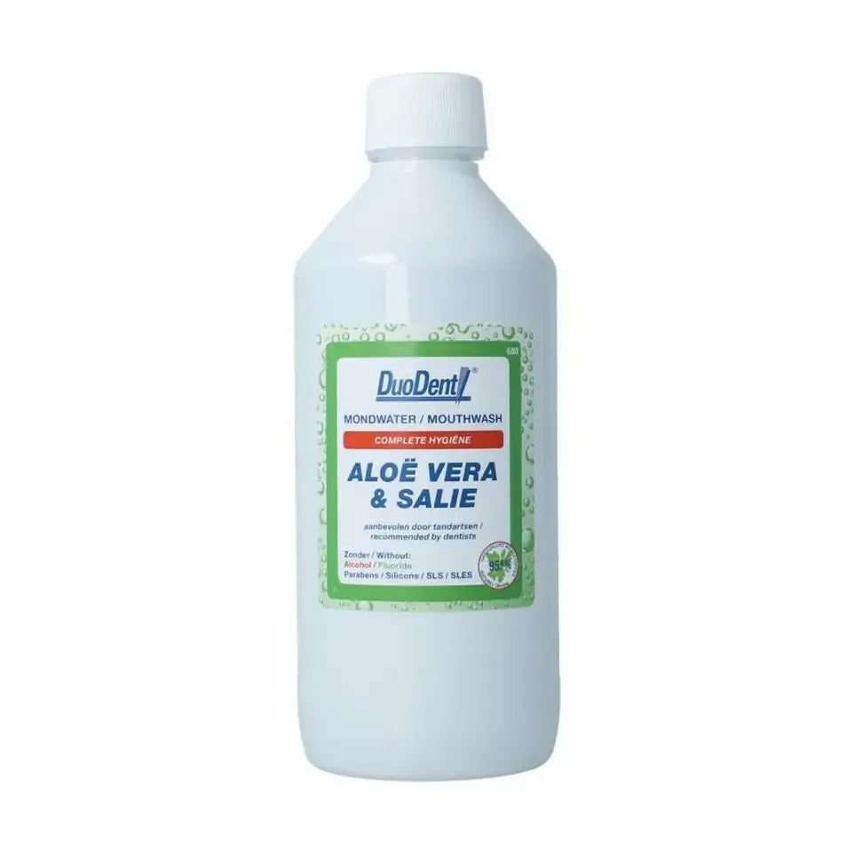 Duodent Mondwater aloe vera/salie 500 ml