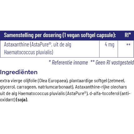 Vitakruid Astaxanthine 60 softgels