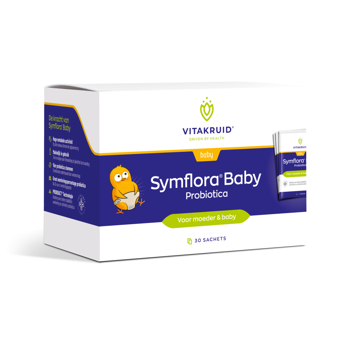 Vitakruid Symflora baby probiotica 30 sachets