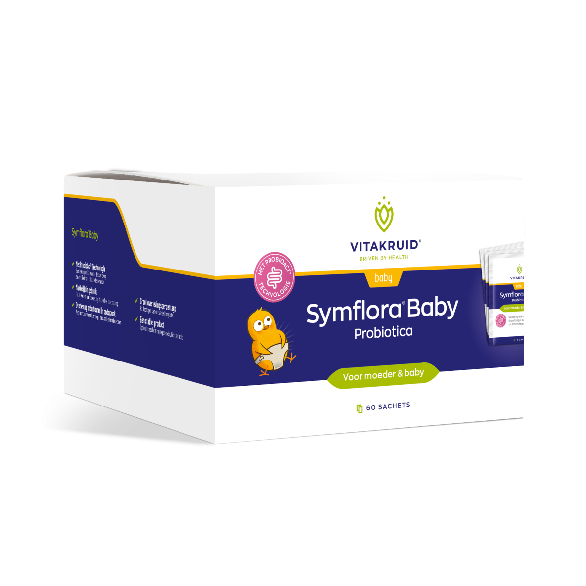 Vitakruid Symflora baby 1 gram 60 sachets