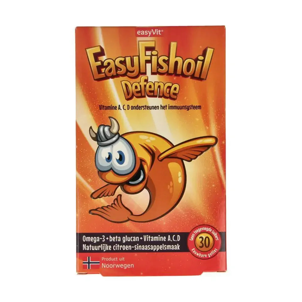 Easyvit Easyfishoil defence 30 kauwtabletten