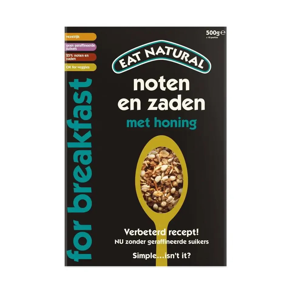 Eat Natural Breakfast noten & zaden 500 gram