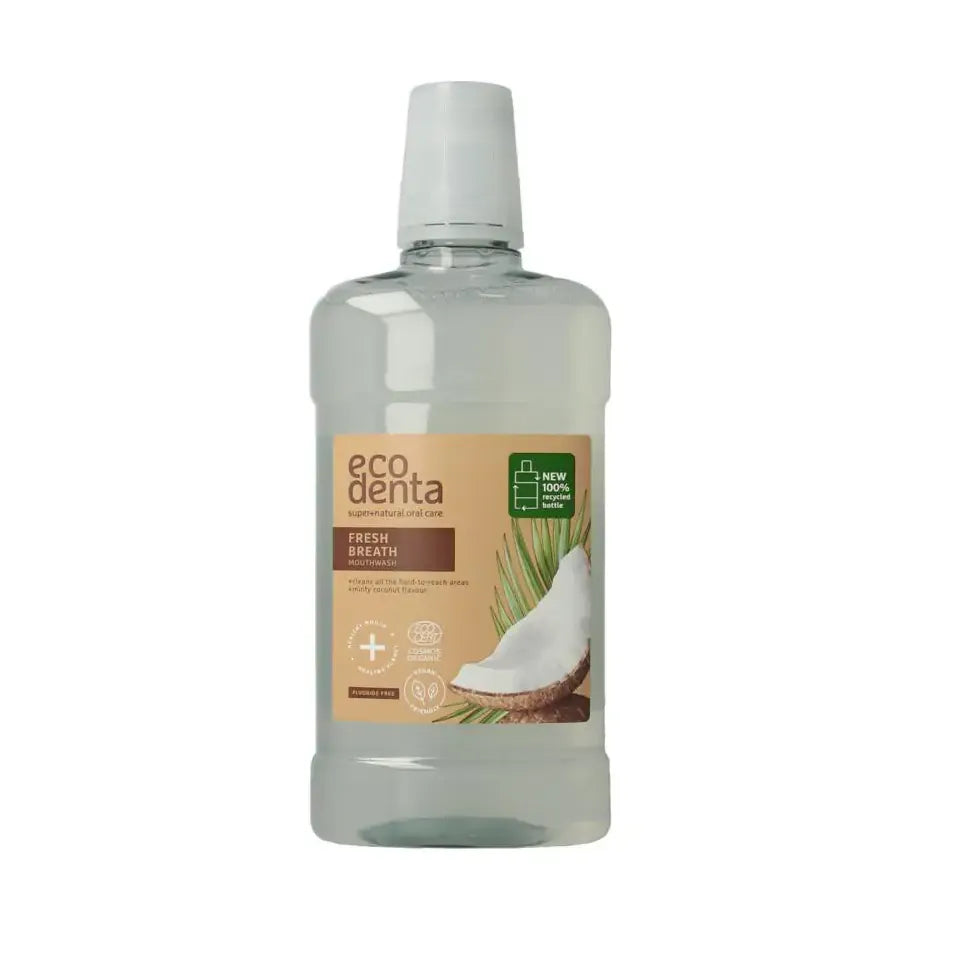Ecodenta Mondwater munt kokos 500 ml