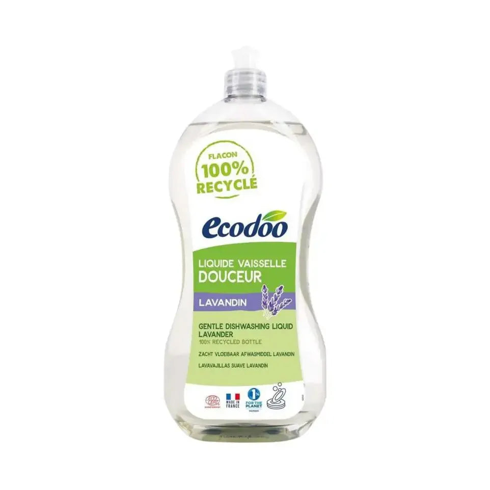 Ecodoo Afwasmiddel vloeibaar zacht lavandin 1 liter