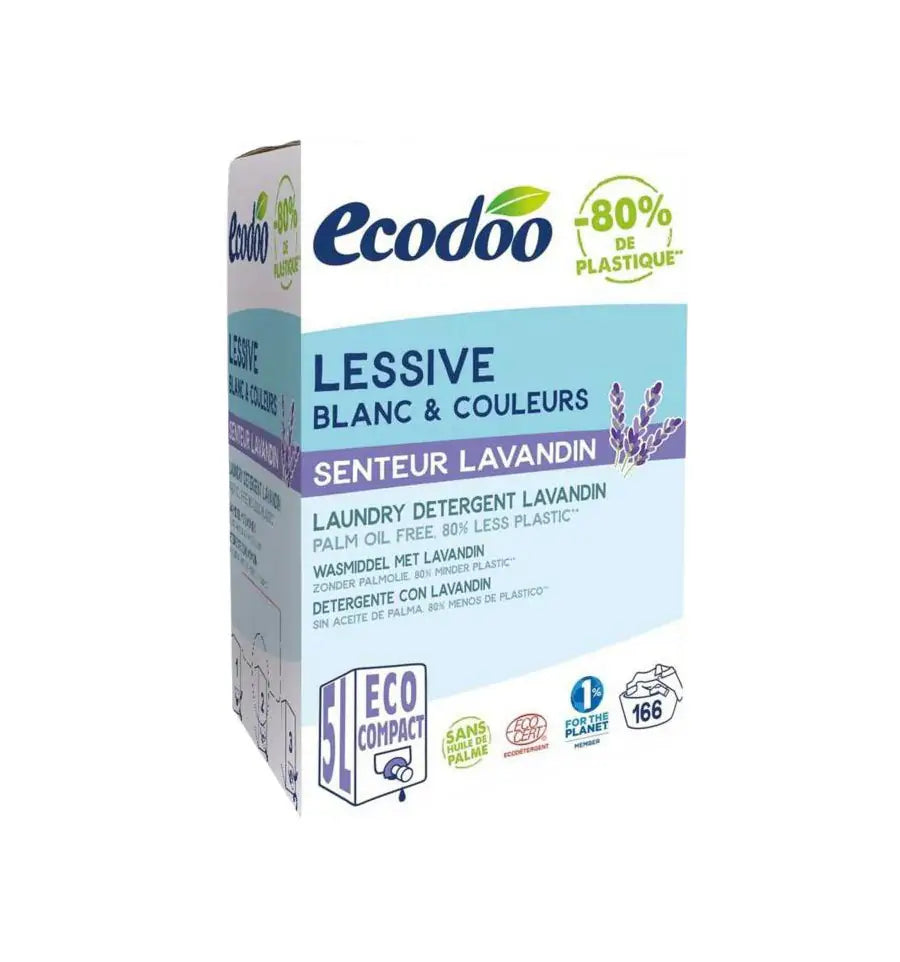 Ecodoo Wasmiddel vloeibaar lavendel 5 liter