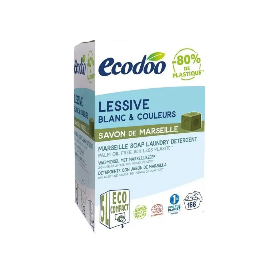 Ecodoo Wasmiddel vloeibaar Marseille zeep 5 liter