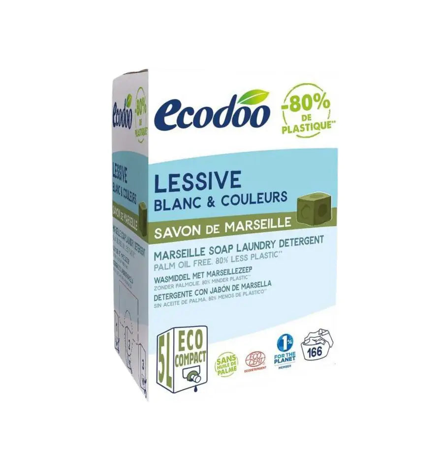 Ecodoo Wasmiddel vloeibaar Marseille zeep 5 liter