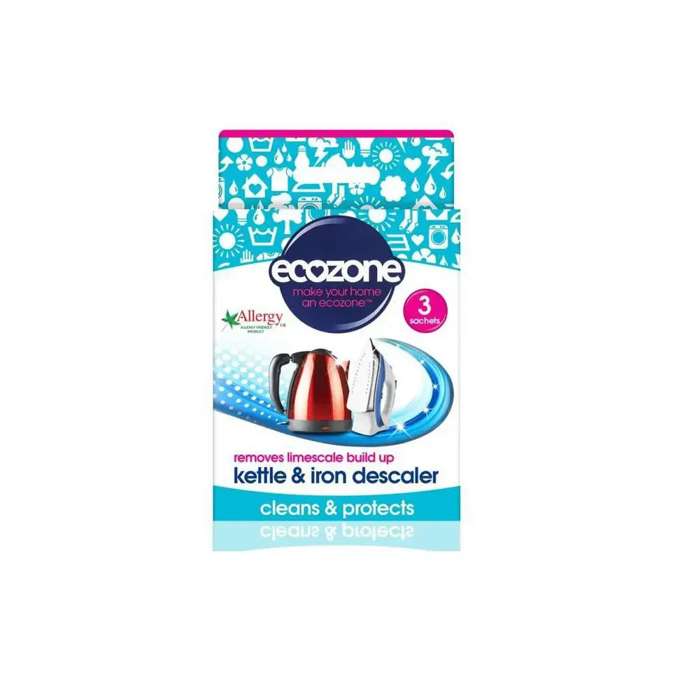 Ecozone Ontkalker voor waterkoker en strijkijzer 3 stuks