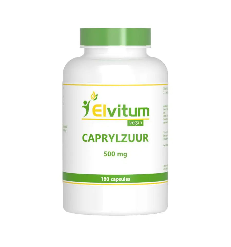 Elvitum Caprylzuur 500 mg 180 vcaps